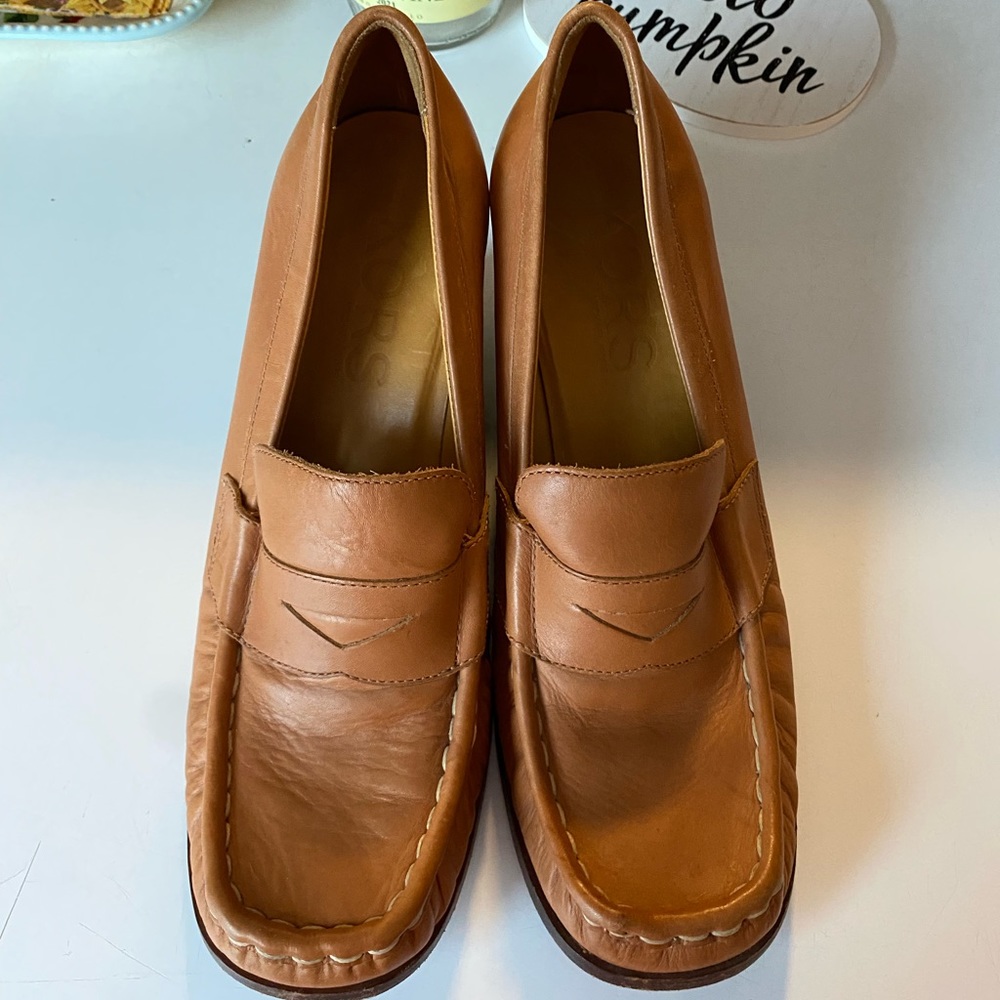 Michael Kors Brown Loafer Wedges 10M